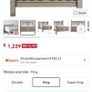 Lancaster Bed Frame | King | 5ft | Aged Grey/Oak Image 2
