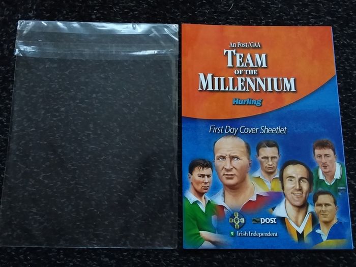 Ireland Mint Stamps : GAA Hurling Team of The Millennium - First Day Cover Sheetlet Collection 2000 - MNH