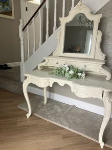 Dressing table and mirror