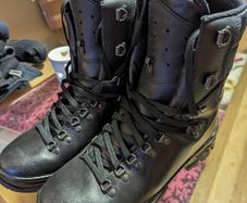 French FELIN Combat Boots, Black, Surplus