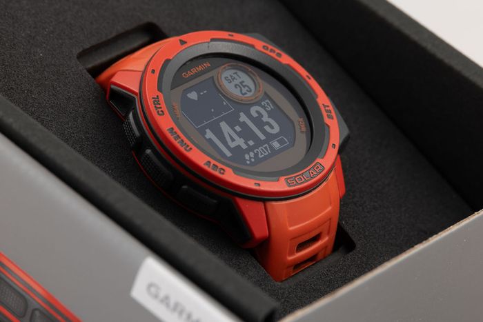 Garmin Instinct Solar Gps Smart Watch 1st Edition Flame Red For Sale in ...