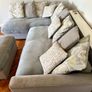 Corner Sofa | Footstool | Pillow Back Image 4