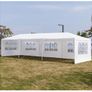 Rain and Sun Protection Marquee Gazebo Party Tent, Garden Tent, Waterproof Event Gazebo - 3 x 9 m, 9 x 3 m + 8 Side Panels Image 3