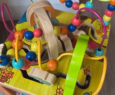 Battat Zany Zoo Wooden Activity Cube