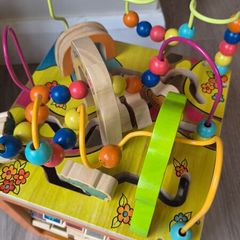 Battat Zany Zoo Wooden Activity Cube