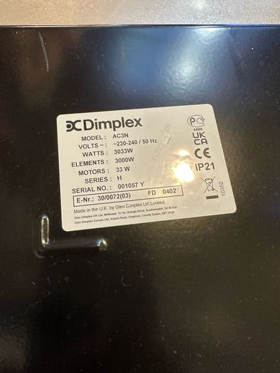 dimplex  heater