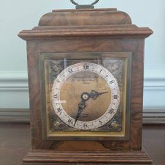 Elliott Walnut Cased Bracket Clock