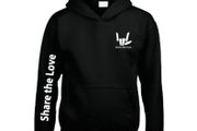 Kids Share the Hoodie Love T Shirt YouTuber Boys Girls Hoody Mine Merch Vlogger Boys Girls Jumper Pullover Hoodie Birthday Gift