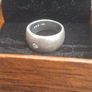 Lovely Vintage Solid 925 Sterling Silver Size M. Image 2