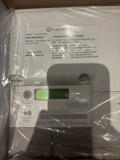electricity euro coin meter