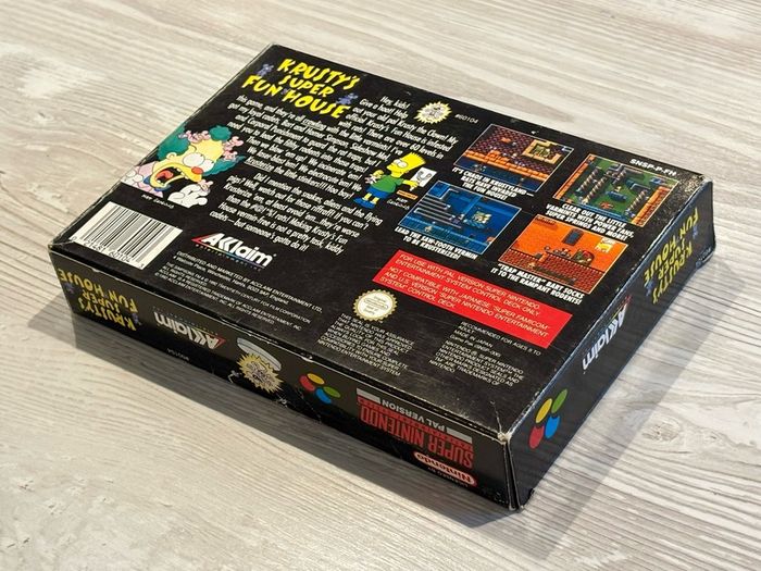 Krusty's Super Fun House for Nintendo SNES - Boxed