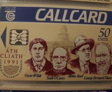 Irish Writers callcard