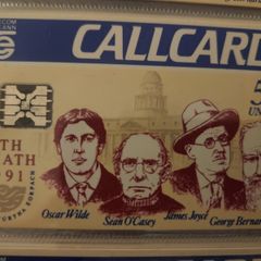 Irish Writers callcard