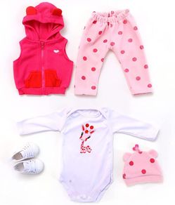 Reborn Baby Dolls Clothes New reborn Babies Clothing Fit Suit for 20-22 inch Dolls (FREE SHIPPING)