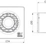 Wall Axial Extractor Fan 6" Image 3