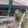 Boat trailer with unfinished project Image 3