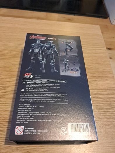 ZD Toys: Avengers: War Machine Mark II 7''