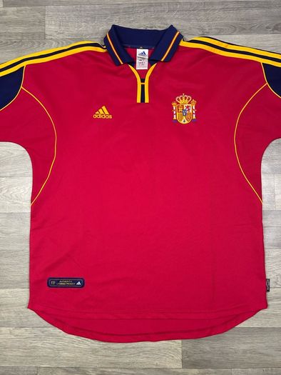 Genuine Vintage 1999 Adidas Spain Home Jersey Shirt Mens XL