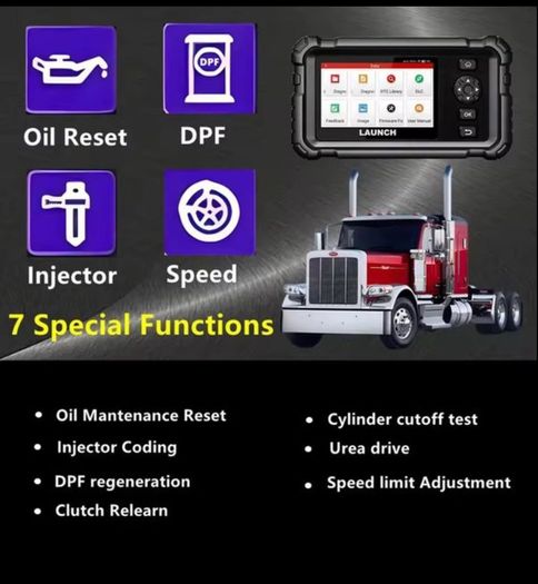 Launch 129HD Diagnostic for  coaches ,machinery, diggers, plants, dumpers, commercial truck 24v