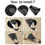 Car Seat Belt Adjuster for Kids Chest Protector Triangle Fixed Seatbelt for Children Soft Pads Baby Seat Belt Positioner Cushion Image 2