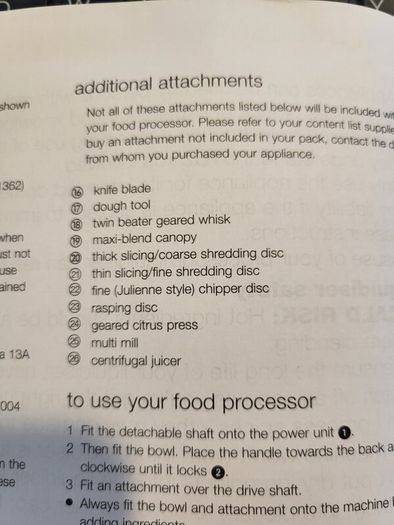 Kenwood Food Processor