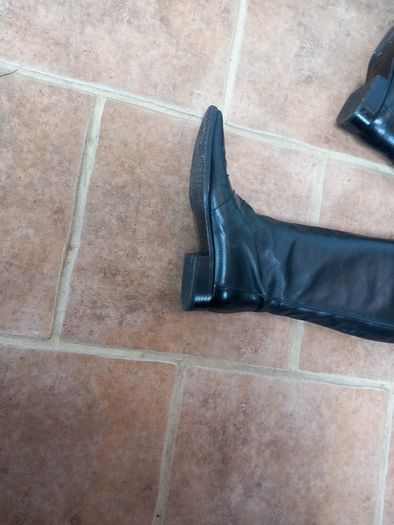 Bally Black Vintage All Leather Boots 39