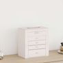 Jewellery Box 5-Layer with Mirror Lockable White Image 2