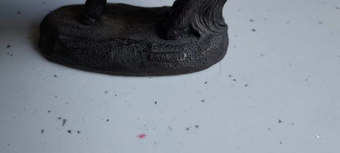Heredities bronzed ponies signed J Spouse x 2