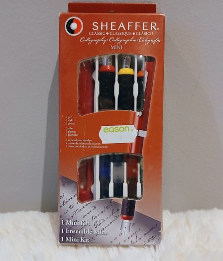 New Sheaffer Classic Calligraphy Mini Kit Fountain Pen Set