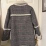 Bershka checked teddy-lined coat Image 2