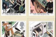1987 Great Britain St John Ambulance Centenary Commemorative Stamps Royal Mail PHQ Postcards mint