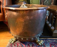 Large 19th Century. log Bin
