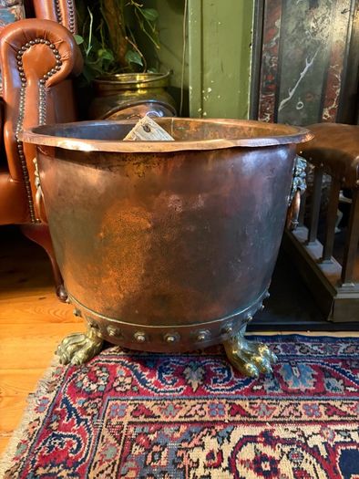 Large 19th Century. log Bin