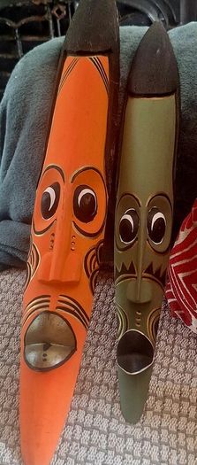 TIKI African Wall Masks