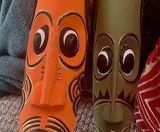 TIKI African Wall Masks
