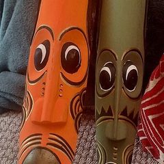 TIKI African Wall Masks