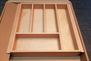 500mm Drawer Size Beech Cutlery Tray Insert