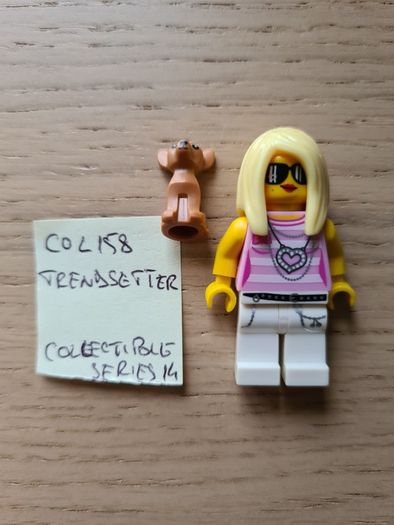 lego col158 trendsetter, collectible series 14