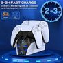 PS5 Controller Charger Station for PlayStation 5-Fast Charger for DualSense Edge PS5 Controller Stand Charger Dock-LED PS5 Controller Charging Station Accessories Image 3