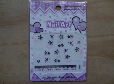 Nail stickers brand new snowflakes christmas
