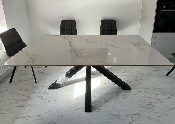 Brand new(Rarely used) dining table with no chairs(Negotiable)