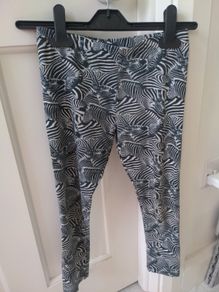 Girls Zebra leggings