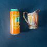 Vintage Marigold Carnival Glass Cream Jug Image 2