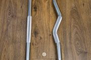 two brand new 10 kilo fixed barbells