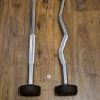 two x brand new 10kilo fixed weight bars Image 2
