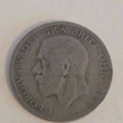 1929 George V Silver Half Crown