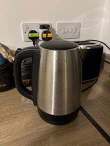 Metal kettle up for sale