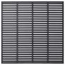 vidaXL Louver Fence WPC 170x170 cm Grey Image 4