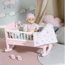 Baby Annabell Sweet Dreams Cot - Rocking Function, Lullaby Feature - Includes Mattress & Bedding - EUC Image 10