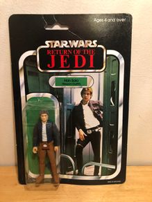 Vintage Star Wars Han Solo Bespin Carded